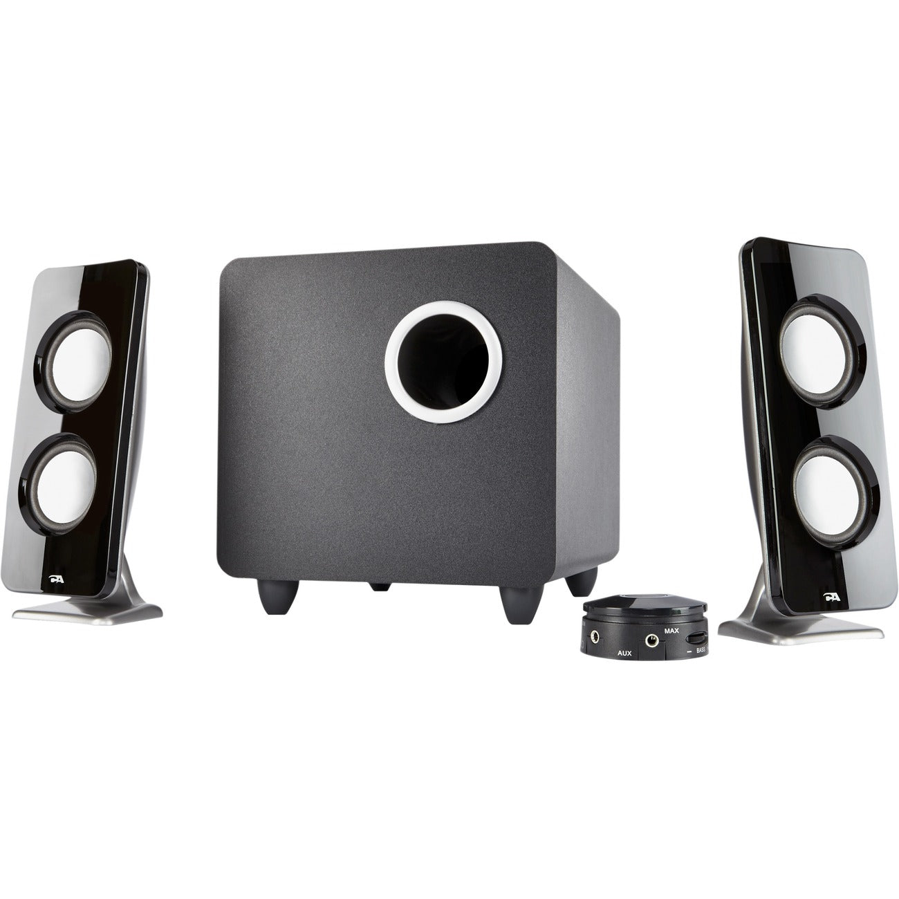 Cyber Acoustics Curve CA-3610 2.1 Speaker System - 30 W RMS Cyber Acoustics Curve CA-3610 2.1 Speaker System - 30 W RMS